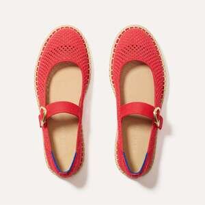 Rothy's The Espadrille Mary Jane - Red Hot Size 9.5